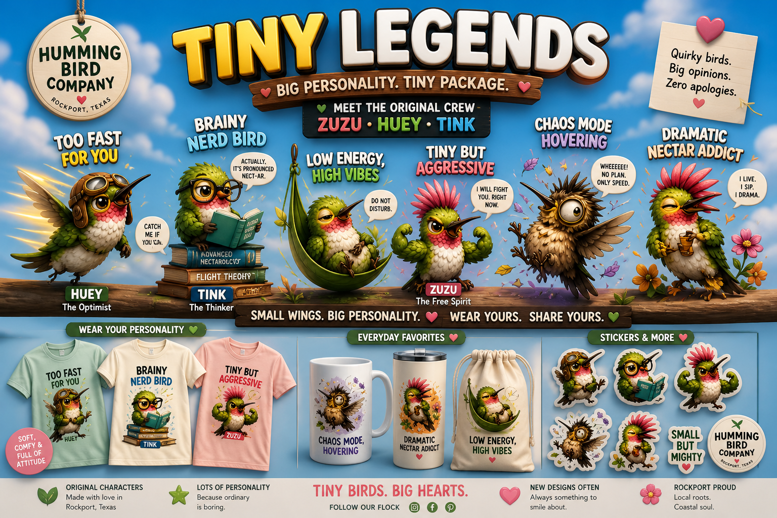 Tiny Legends — Big Personality. Tiny Package.